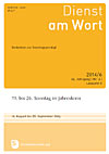 Titelcover der archivierte Ausgabe 6/2014 – klicken Sie für eine größere Ansicht Titelcover der archivierte Ausgabe 6/2014 – klicken Sie für eine größere Ansicht