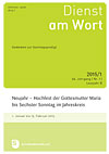 Titelcover der archivierte Ausgabe 1/2015 – klicken Sie für eine größere Ansicht Titelcover der archivierte Ausgabe 1/2015 – klicken Sie für eine größere Ansicht